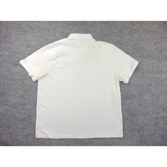 Auburn Tigers Polo Mens XL White Solid Vineyard Vines SEC Gameday Golf Shirt - Picture 3 of 9